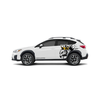Large King Eagle Side Graphic Includes Driver & Passenger Crosstrek 2018 - 2020