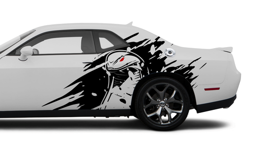 X-Large Cobra Side Graphic INCLUDES Driver & Passenger