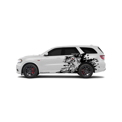Large Hammer Head Side Graphic Includes Driver & Passenger Durango 2018 - Current
