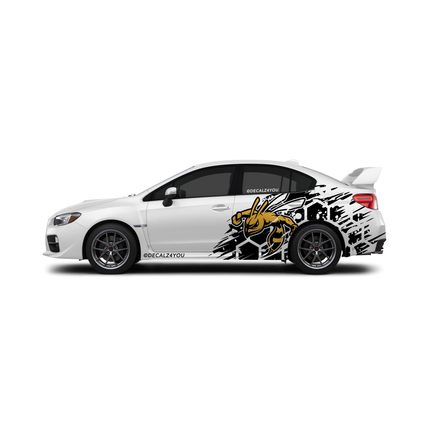 Angry Large Hornet Side Graphic Includes Driver & Passenger Impreza WRX 2014 - 2021
