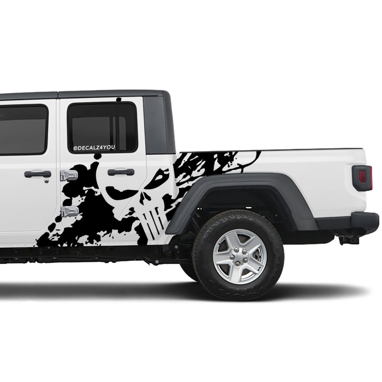 XL Punisher Side Graphic Includes Driver & Passenger Gladiator 2020 - Current