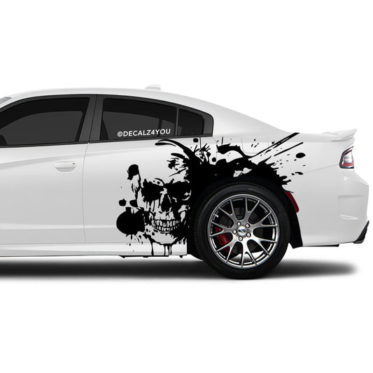 Large Skull Side Graphic Includes Driver & Passenger Charger 2015 - Current