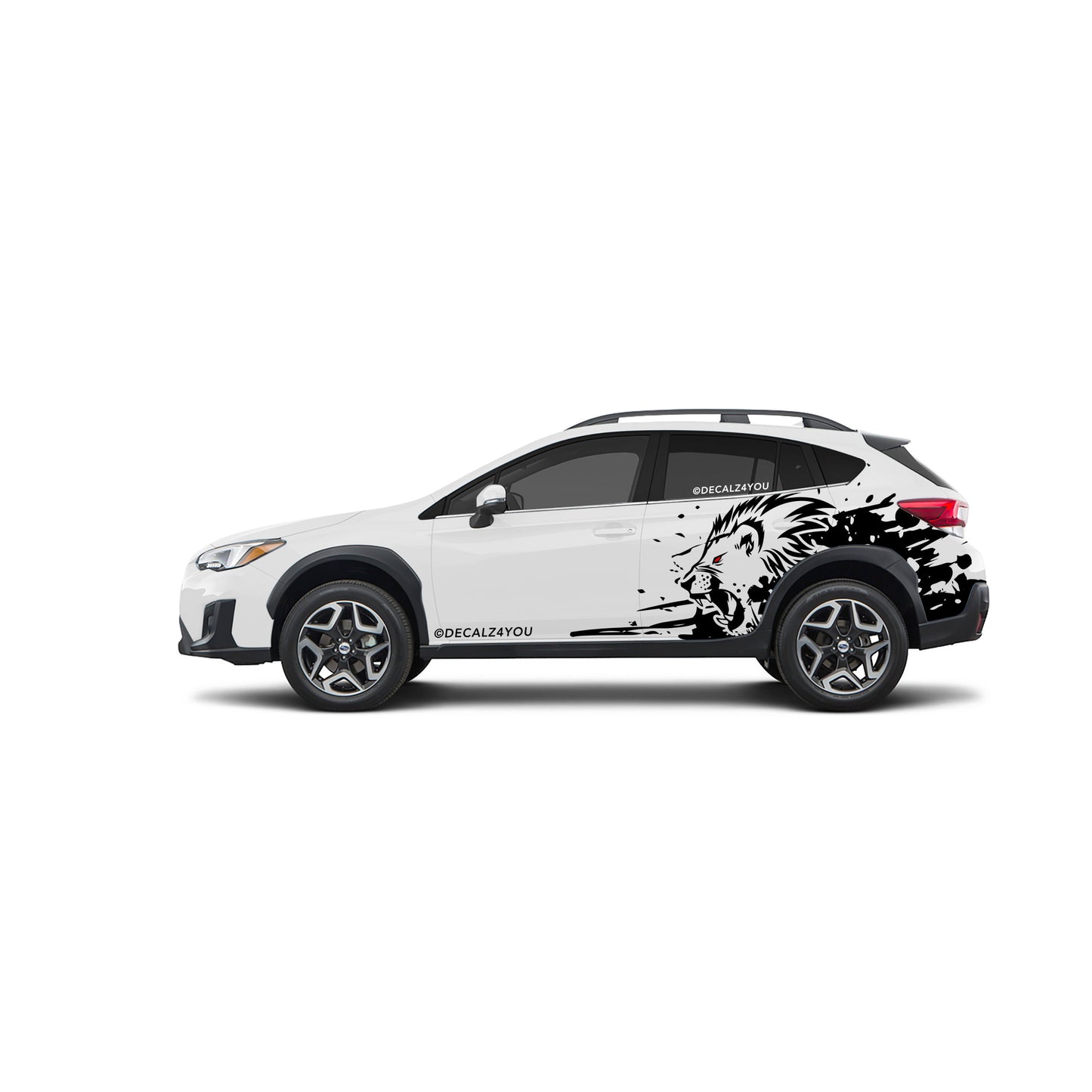 XL Lion Side Graphic Includes Driver & Passenger Crosstrek 2018 - 2020