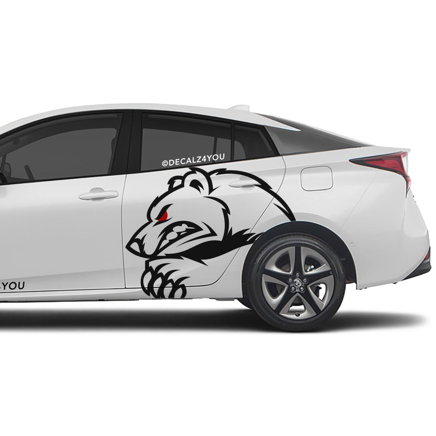 XL Grizzly Side Graphic Includes Driver & Passenger Prius 2016 - 2022