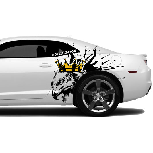 Large King Eagle Side Graphic Includes Driver & Passenger Camaro 2010 - 2015