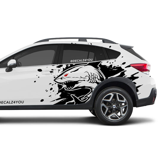 Angry Shark  Side Graphic Includes Driver & Passenger Crosstrek 2018 - 2020