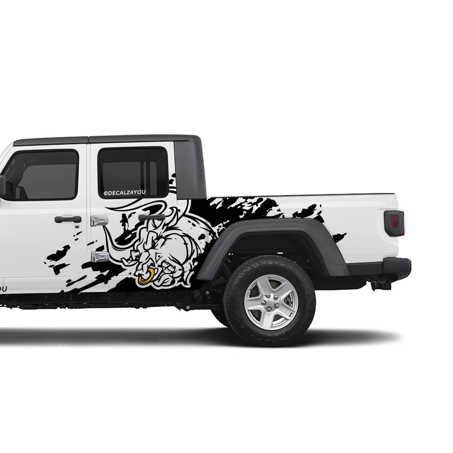 Large Angry Bull XL  Side Graphic Includes Driver & Passenger Gladiator 2020 - Current