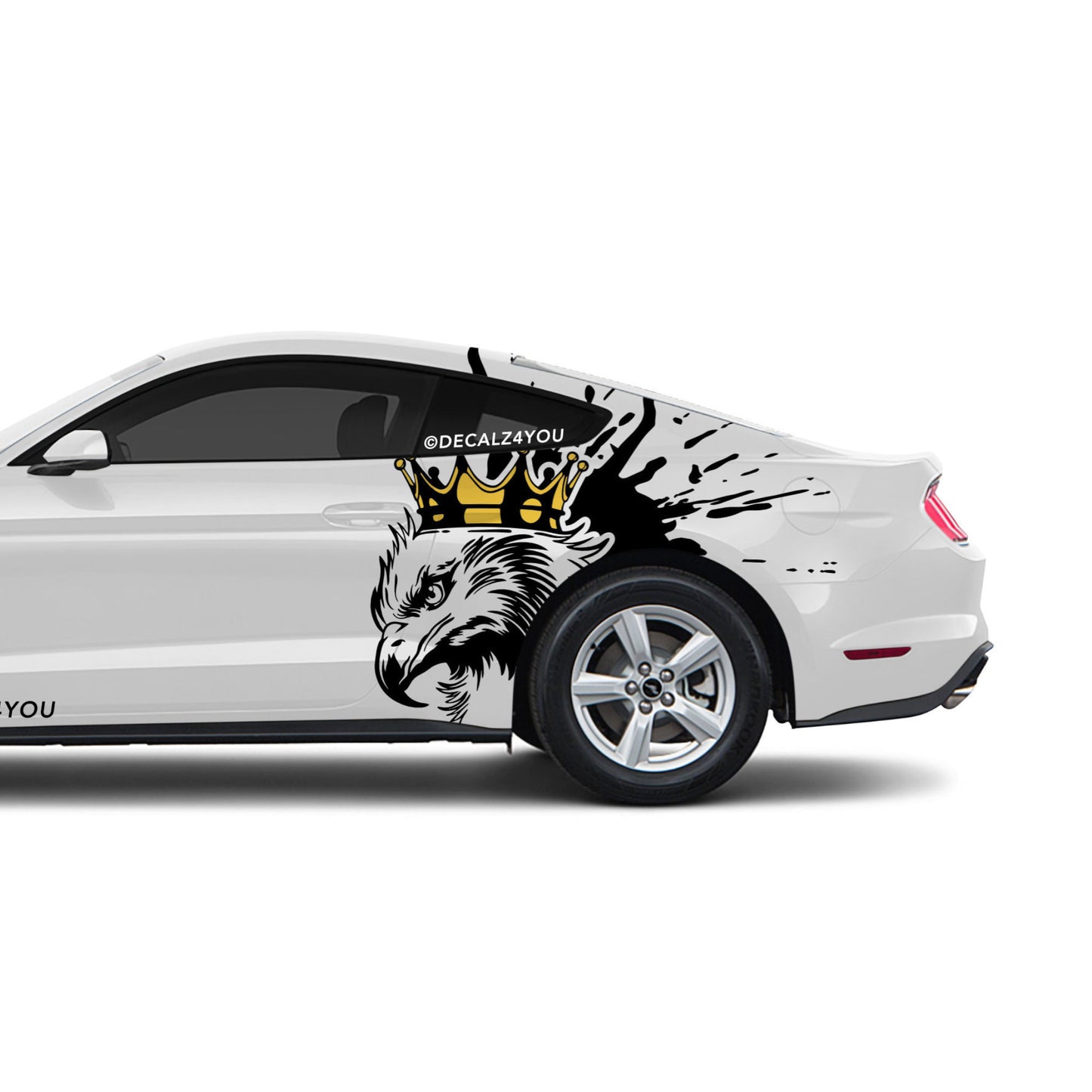 XL King Eagle Side Graphic Includes Driver & Passenger Mustang 2015 - Current