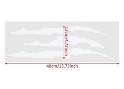 Scratch Stripe Headlight Car