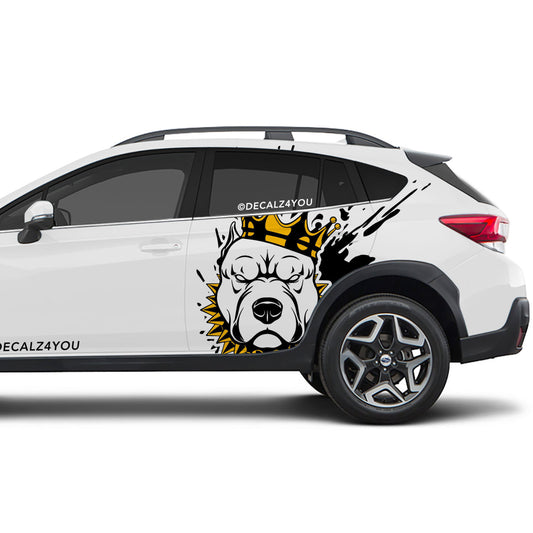 Dog KING Side Graphic Includes Driver & Passenger Crosstrek 2018 - 2020