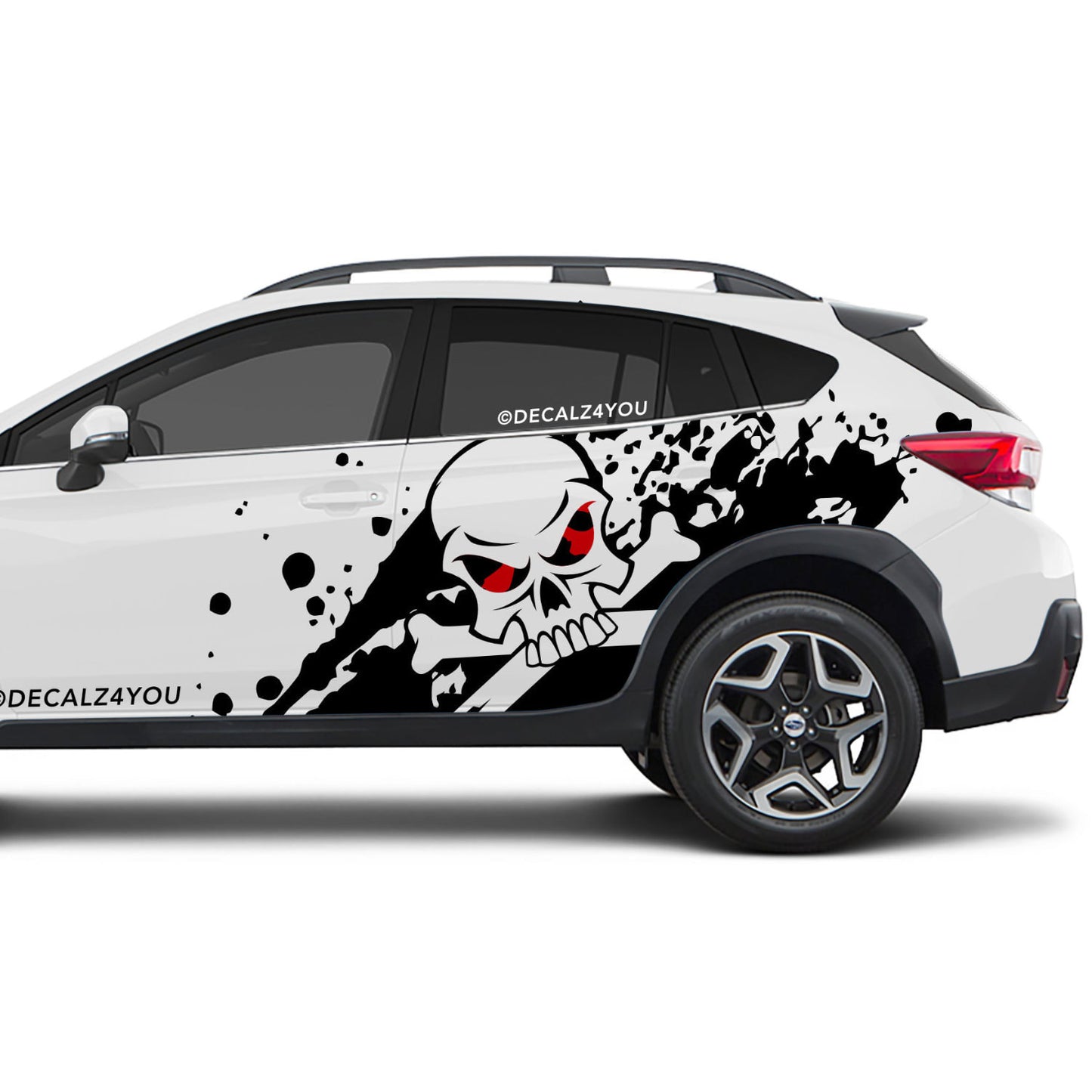 XL Skull Side Graphic Includes Driver & Passenger Crosstrek 2018 - 2020