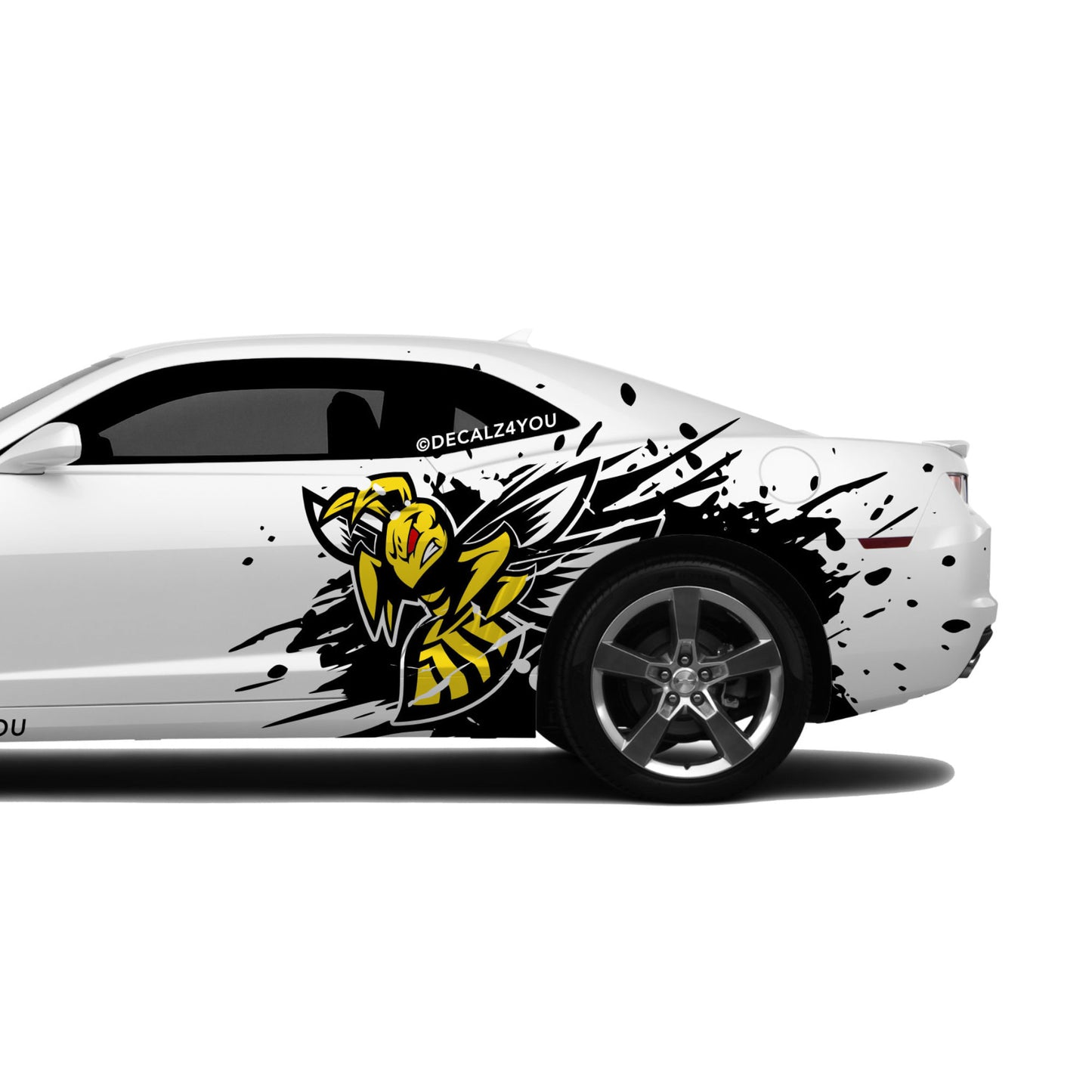 Angry Flying Hornet Side Graphic Includes Driver & Passenger Camaro 2010 - 2015