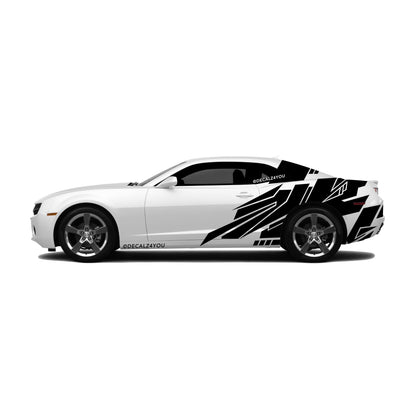 Abstract Large Side Graphic Includes Driver & Passenger Camaro 2010 - 2015