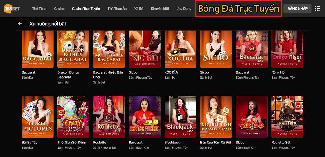 rang đặt cược tài xỉu uy tín và an toàn nhất hiện nay 188bet